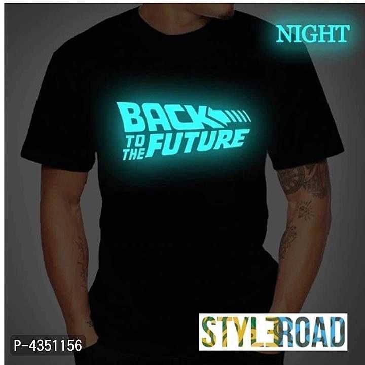 StyleRoad Glow In Dark Printed Cotton T Shirt uploaded by business on 9/22/2020
