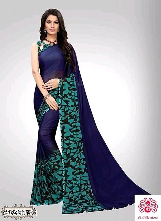 Stylish Aagam  Georgette Women's Sarees Vol 2

Fabric: Saree - Georgette, Blouse -Georgette
Size: Sa uploaded by business on 9/22/2020