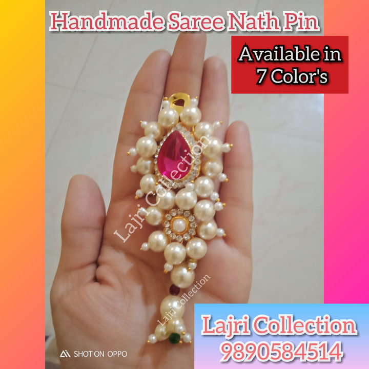 Nath Saree Pin uploaded by Lajri Collection on 11/22/2021