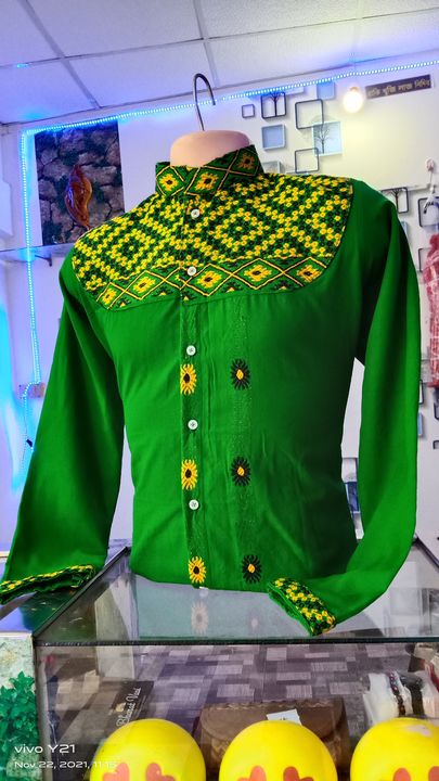 Assamese traditional full shirt uploaded by business on 11/22/2021