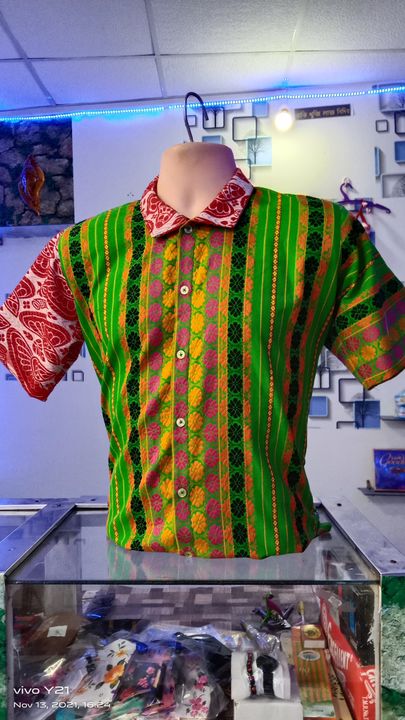 Assamese traditional shirt uploaded by business on 11/22/2021