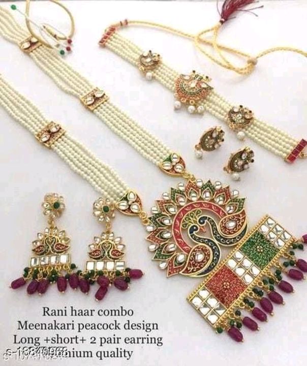  Rani haar combo jewellery set uploaded by Fashion hub on 11/22/2021