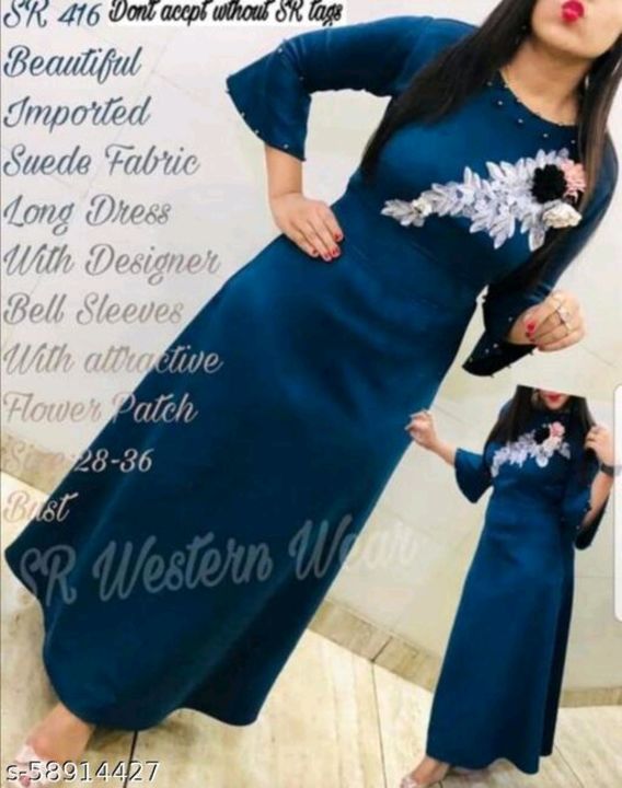 Woolen gown uploaded by business on 11/22/2021
