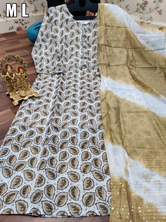 Post image STRAIGHT KURTI WITH FULL INNAR HAVY DUPATTO
HEAVY HAND WORK 
SIZE MLXLXXL
 RET 790+$only . Watssp: 9789505064
BOOK FAST STOcK LOMITED. Dai60093