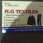 Business logo of M g Textiles