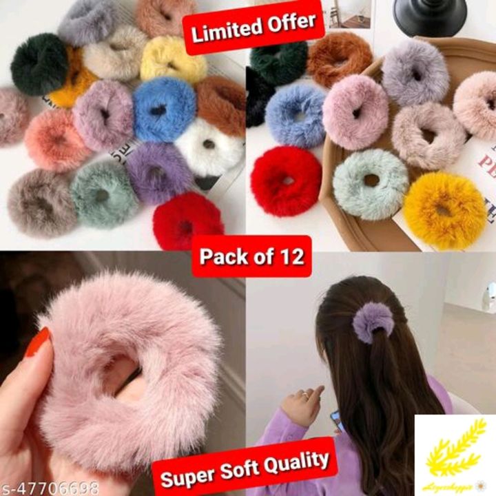 Catalog Name:*Allure Fusion Women Hair Accessories*
Material: Fur
Multipack: 12
Sizes: 
Free Size
Di uploaded by leggoshoppie on 11/22/2021