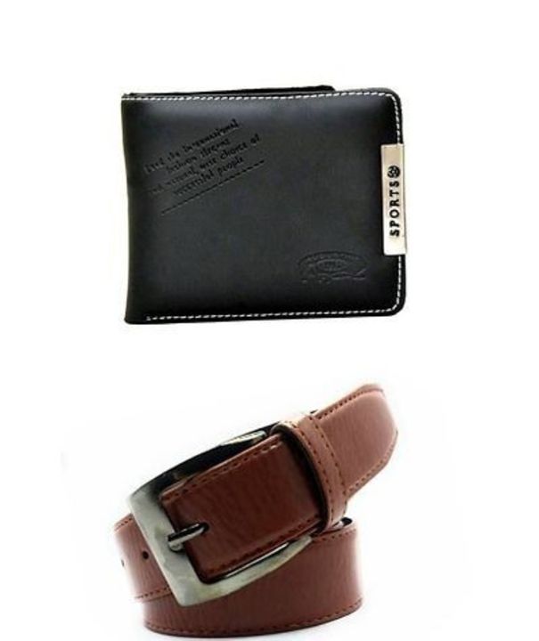 *Elegant Trendy Leatherette Wallet with Belt For Men- 2 Pieces*

*Price 299*

*Own Stock ✅✅*

*Fast  uploaded by SN creations on 11/22/2021