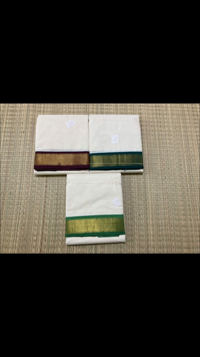 Product image with price: Rs. 1900, ID: cotton-rich-dhothi-9fdbe9d0