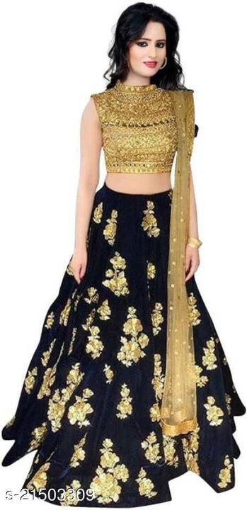 Women Cottonfancy Embroidered lengha choli uploaded by kashyap on 11/23/2021