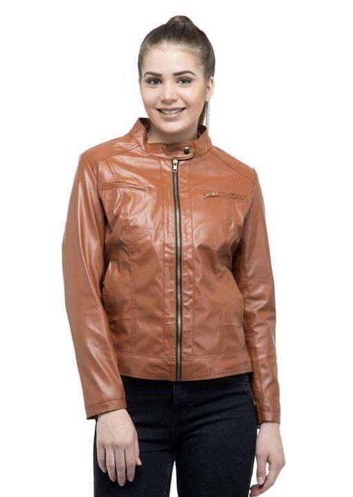 Post image Stylish Women's JacketFabric: PU( Faux Leather)
Sleeves: Full Sleeves Are Included
Size: S-36 in, M- 38 in, L- 40 in, XL- 42 in, XXL- 44 in, XXXL- 46 in
Length: Up to 25 in
Type: Stitched
Description: It Has 1 Piece Of Women's Jacket
950 free ship