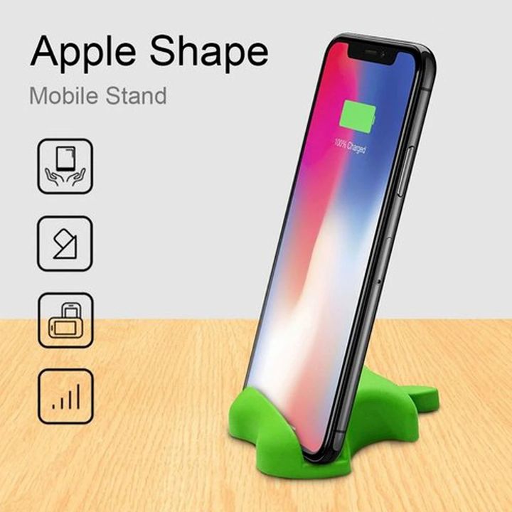 Apple shape mobile stand uploaded by Aggarwal Enterprises on 11/23/2021