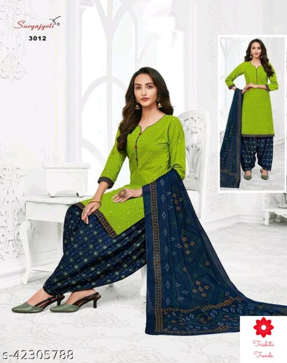 Catalog Name:*Adrika Fabulous Women Dupatta Sets*
Kurta Fabric: Cotton
Fabric: Cotton
Bottomwear Fab uploaded by business on 11/23/2021