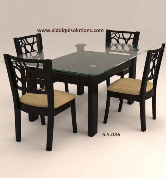S.S.086 4 seater dining set uploaded by Siddiqui Solutions on 11/23/2021