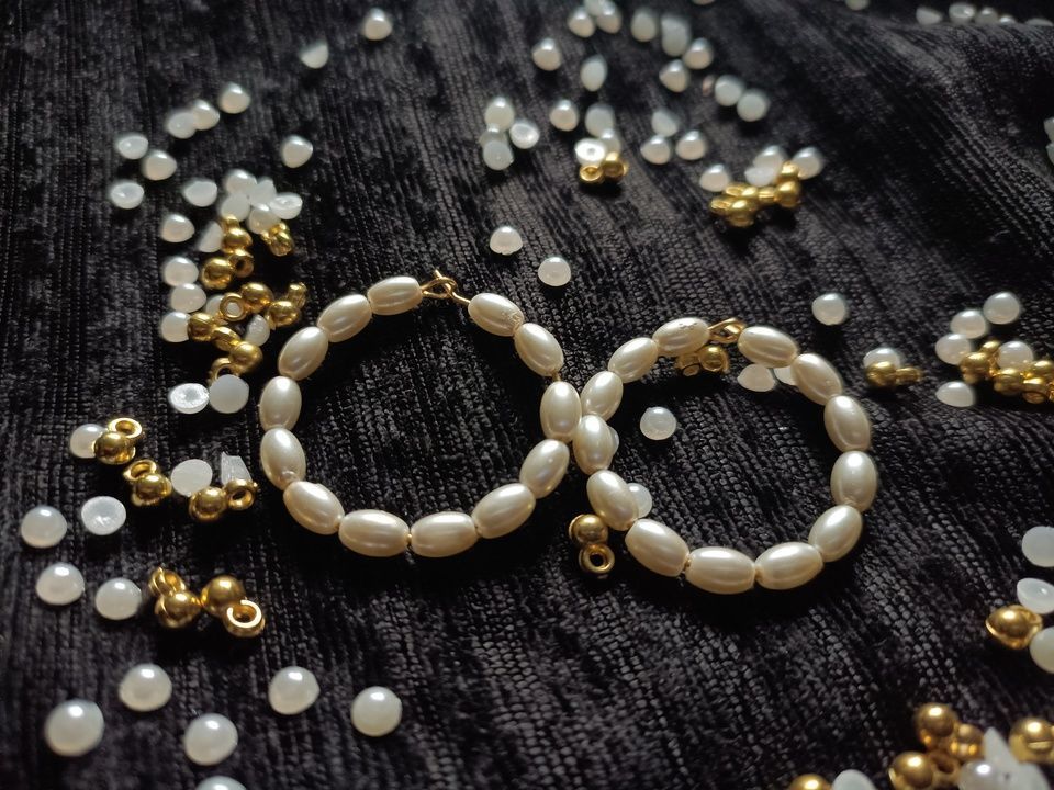 Rice Pearl Earrings uploaded by Velvet Lux on 11/23/2021
