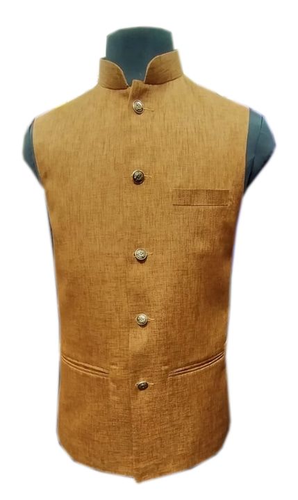 Khadi Linen Modi Jacket  uploaded by Shubhda Enterprises on 11/23/2021