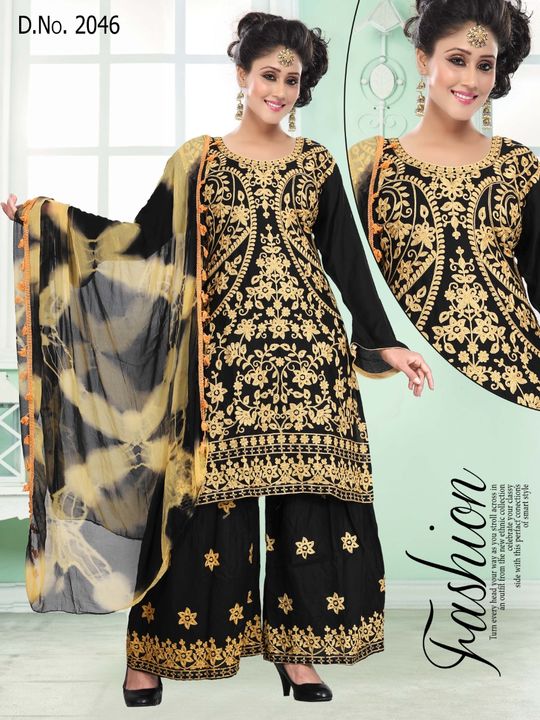 Product image with price: Rs. 890, ID: top-plazo-suit-4c21d833