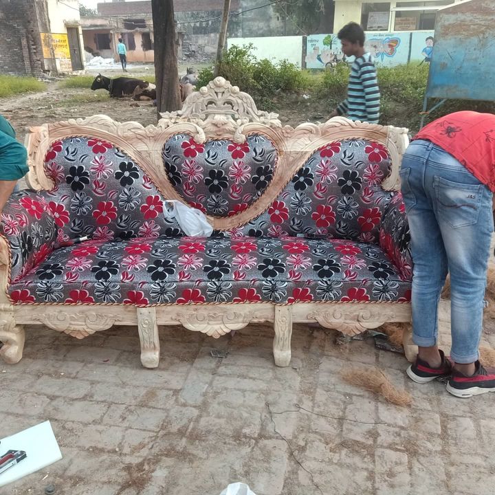 Sofa set uploaded by Rose wood Handicrafts on 11/23/2021