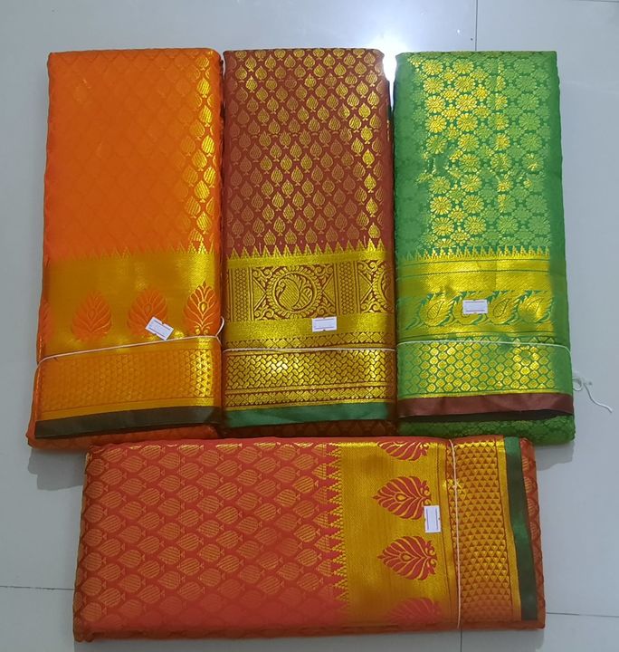 silk sarees uploaded by Bhushan Collation  on 11/23/2021