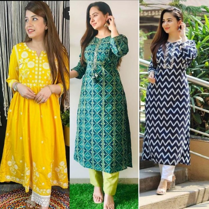 Combo Kurtis uploaded by Possh Collections on 11/23/2021