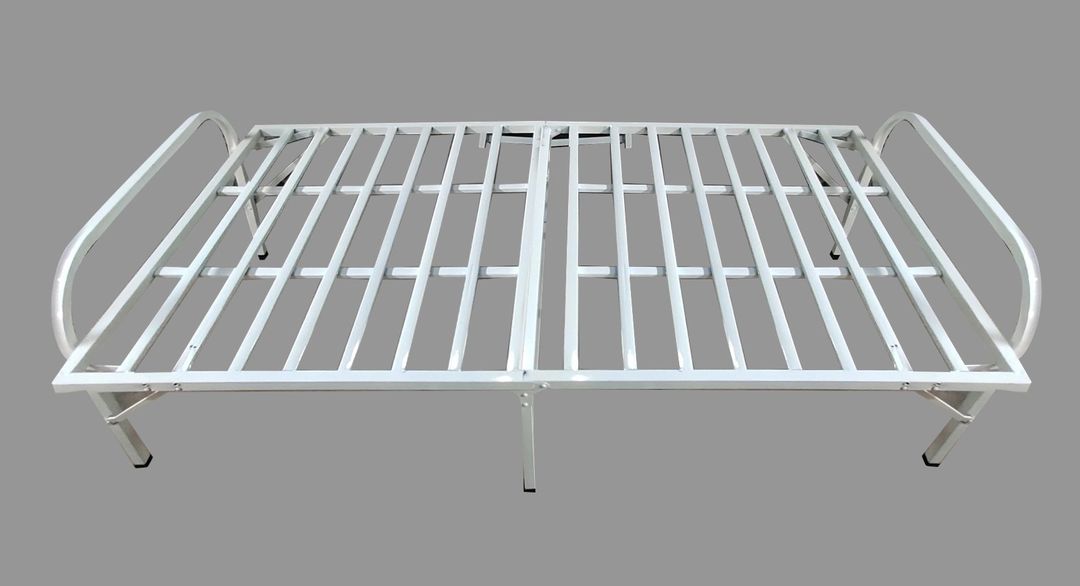 White metal folding bed uploaded by business on 11/24/2021