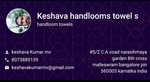 Business logo of Keshava handloom towels