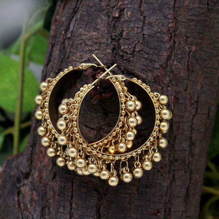 -golden beeds earings uploaded by business on 11/24/2021