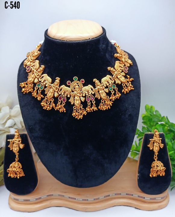 High Quality Gold Plated Combo Jewellery Set only  uploaded by RADHA RANI COLLECTION on 11/24/2021