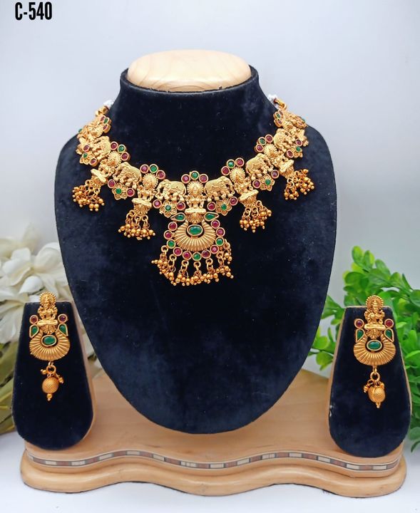 High Quality Gold Plated Combo Jewellery Set only uploaded by RADHA RANI COLLECTION on 11/24/2021