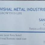 Business logo of Vishal metal industries