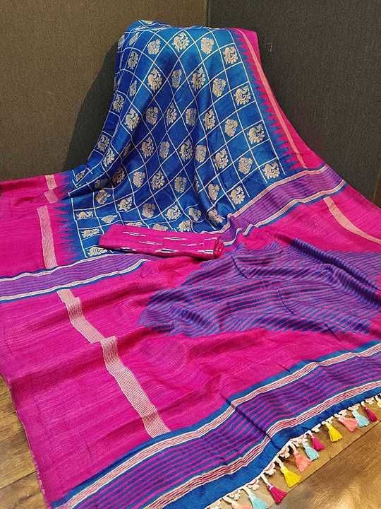 Post image new collections in matrix linen🤩

💐Fabric -matrix linen with Rich pallu and multicolored tassels comes along with contrast blouse which s shown same as pic

😍price @ 550/- + ship

We promise PQR Price quality and range ✨

Singles and multiples Available as ready stock

Note: color may vary slightly due to photography, no exchange or return for color variation, unpacking video must for any sort of complaints
