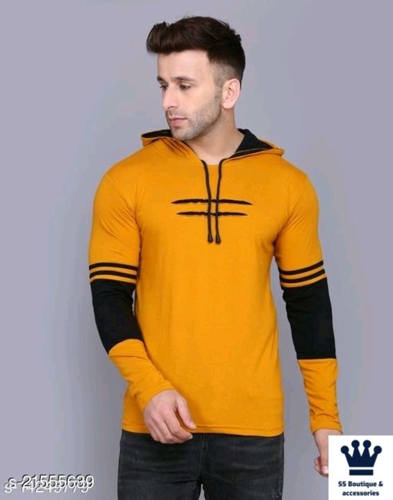 Post image Price:₹375Catalog Name:*Comfy Glamorous Men Tshirts*Fabric: Cotton Blend,LycraSleeve Length: Long Sleeves,Short SleevesPattern: Printed,SolidMultipack: 1Sizes:S (Chest Size: 38 in, Length Size: 25.5 in) M (Chest Size: 40 in, Length Size: 26.5 in) L (Chest Size: 42 in, Length Size: 27.5 in) XL (Chest Size: 44 in, Length Size: 27.5 in)