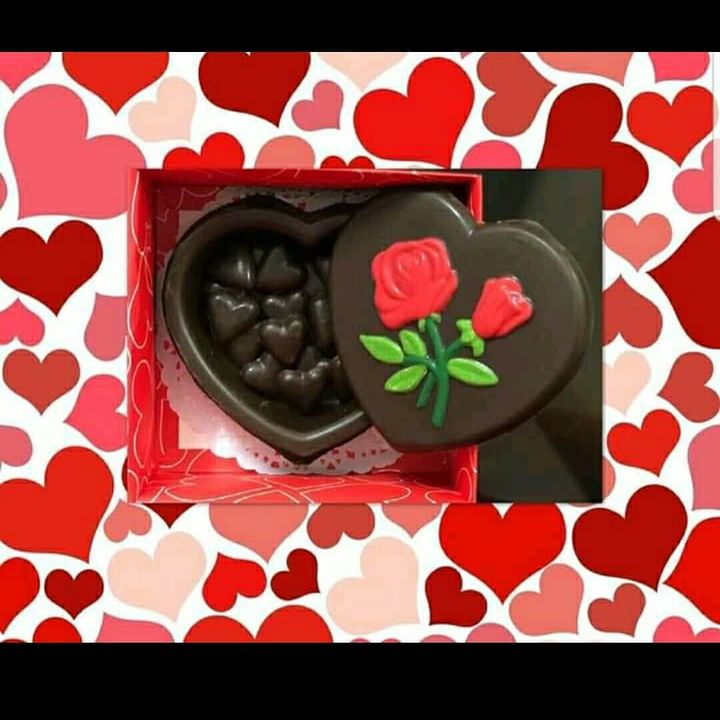 Dark chocolate  heart box uploaded by Choco plant on 11/24/2021