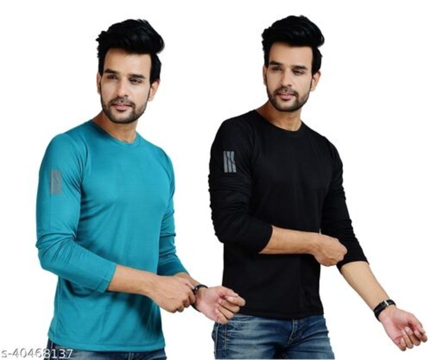 Catalog Name:*Comfy Modern Men Tshirts*
Fabric: Polyester
Sleeve Length: Long Sleeves
Pattern: Solid uploaded by business on 11/24/2021
