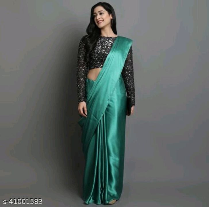 Product image with price: Rs. 750, ID: plan-silk-saree-with-blouse-piece-bb2cfb19
