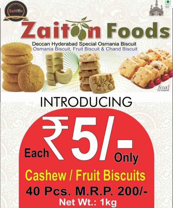 Post image Zaitoon Bakery BiscuitsHyderabad famous Osmania WhatsApp us for order's9440178602