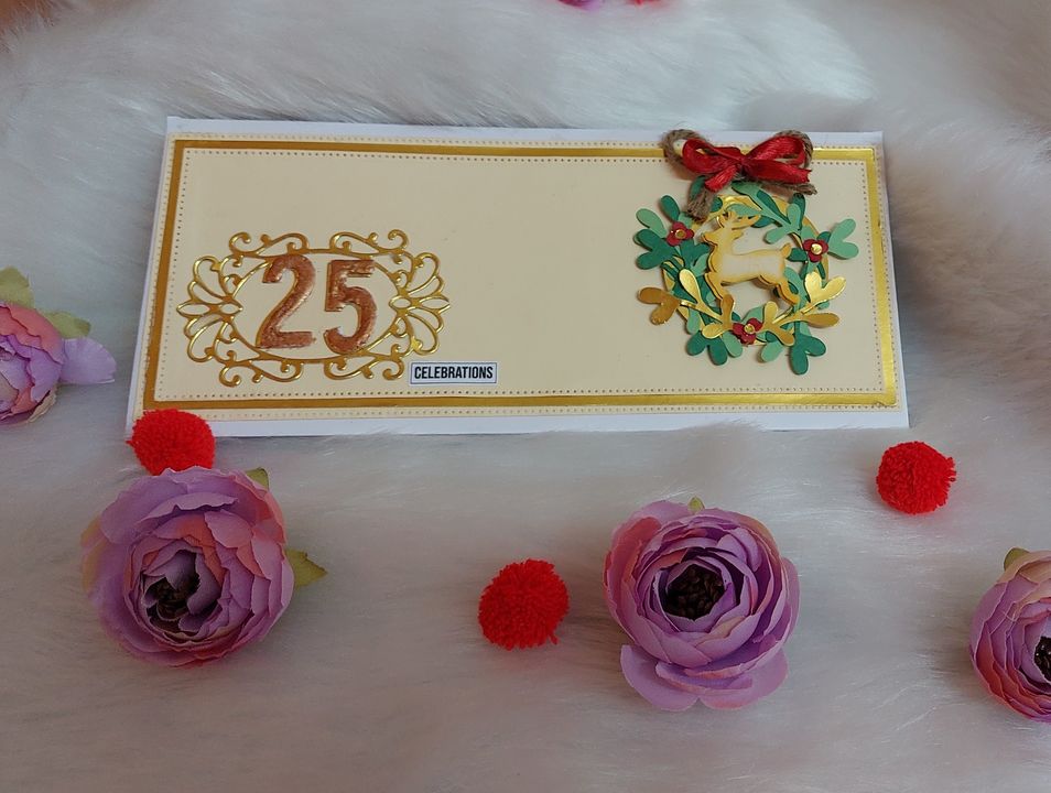 25 celebration christmas envelope  uploaded by Aisle of smiles on 11/25/2021