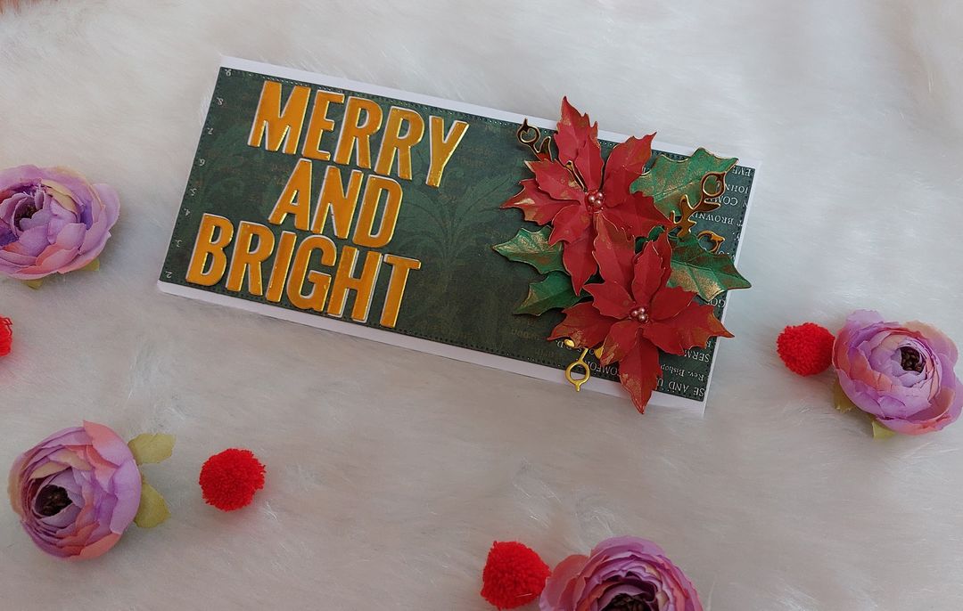 Merry and bright Christmas envelope  uploaded by Aisle of smiles on 11/25/2021