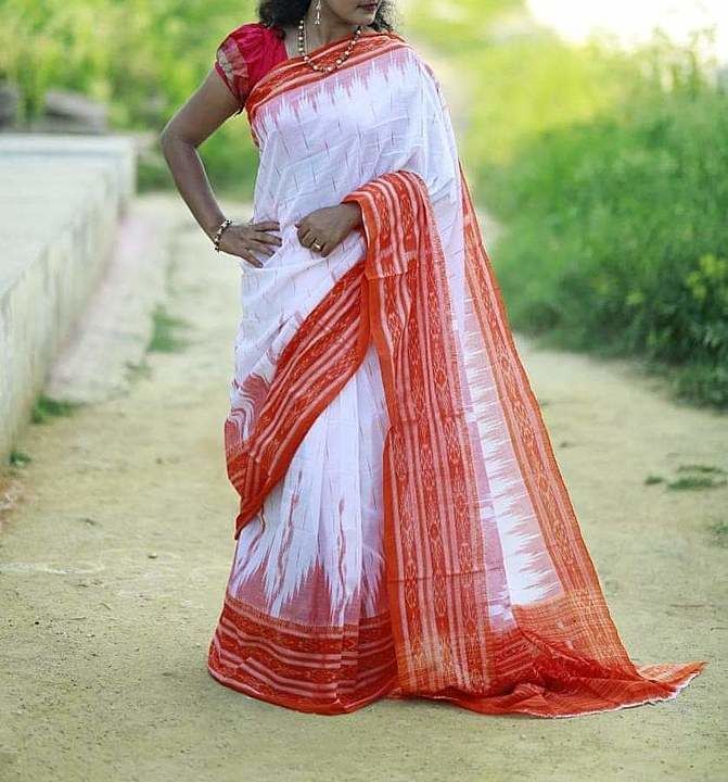 HANDLOOM PURE  COTTON TEMPLE SAREE uploaded by business on 9/22/2020