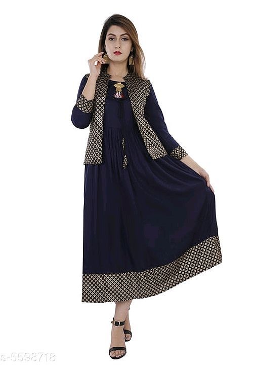 Women's Printed Rayon Kurti uploaded by business on 9/22/2020