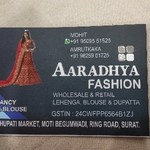 Business logo of Aaradhya fashion