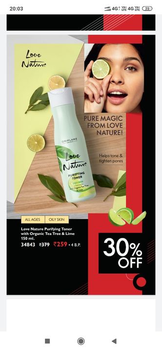 Oriflame beauty products uploaded by BN Collection on 11/25/2021