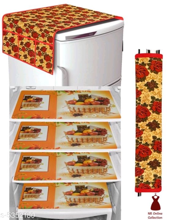 LooMantha Fridge Cover Combo (Set of 6) 
New Stylish Fridge Covers & Fridge Mats
Country of Origin:  uploaded by NR online collection on 11/26/2021