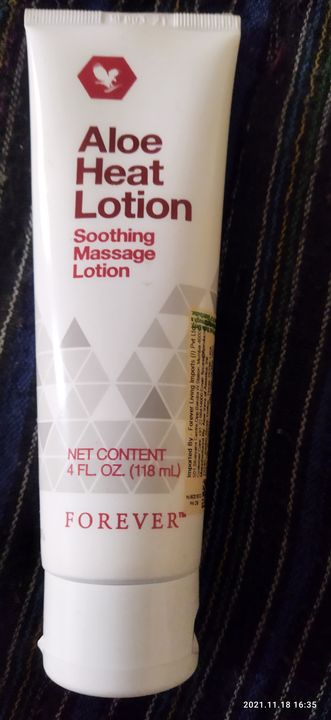 Heat lotion uploaded by Forever living produced company on 11/26/2021