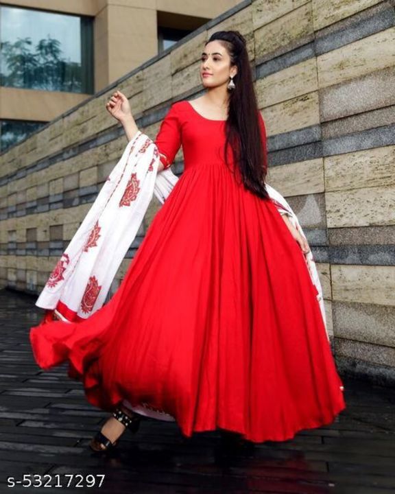 Anarkali gown uploaded by business on 11/26/2021