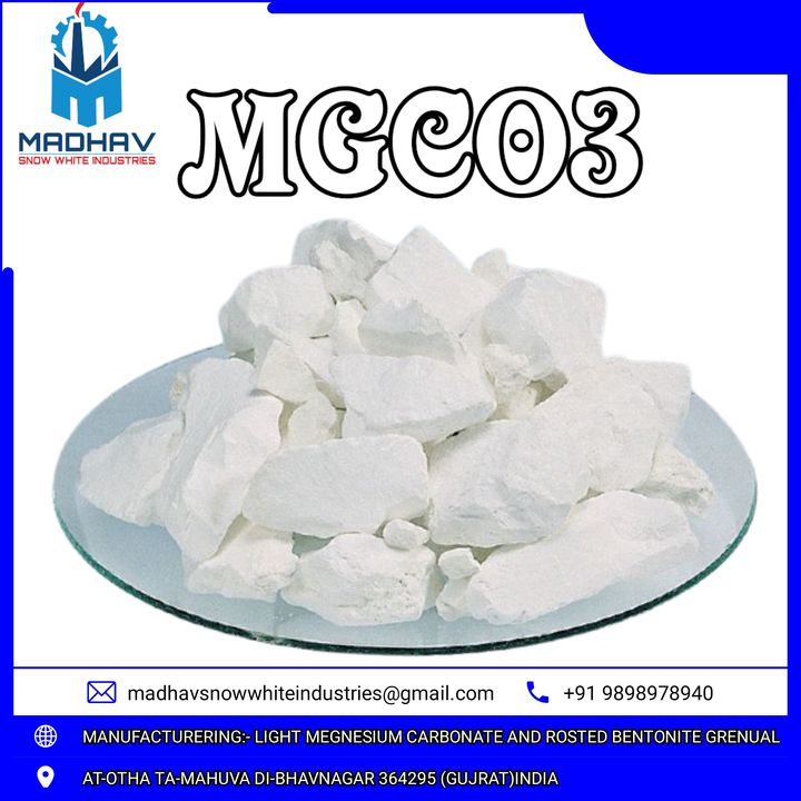 MAGNESIUM CARBONATE uploaded by MADHAV SNOW WHITE INDUSTRIES on 11/26/2021