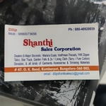Business logo of Shanti Sales Corporation based out of Bangalore