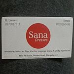 Business logo of Sana dresses