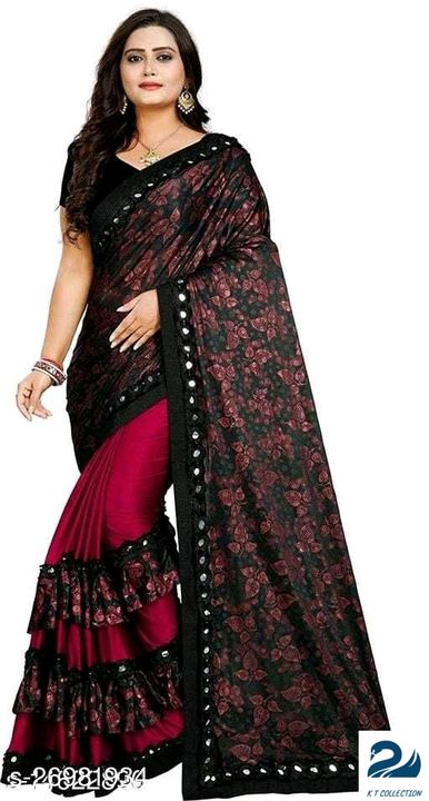 Stylish designer saree uploaded by K T COLLECTION on 11/26/2021