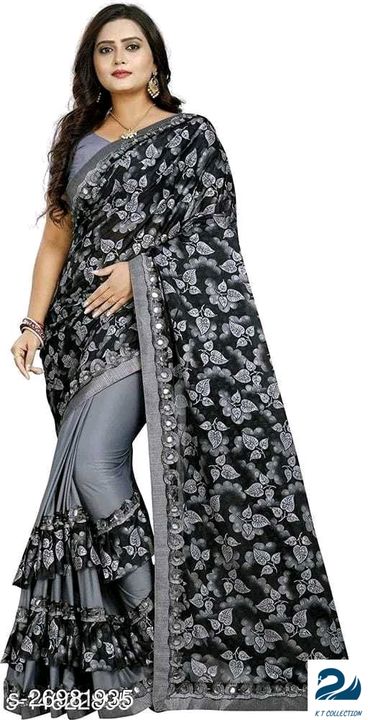 Stylish designer saree uploaded by K T COLLECTION on 11/26/2021