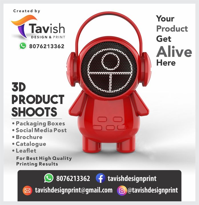 Post image Contact us for any kind product shoot, design and printing sevices